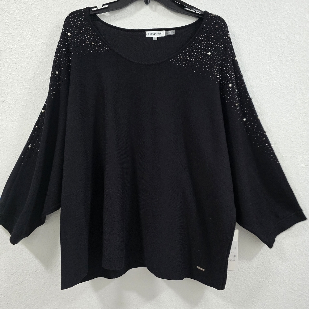 Calvin Klein Black Sweater Plus Size XXXL